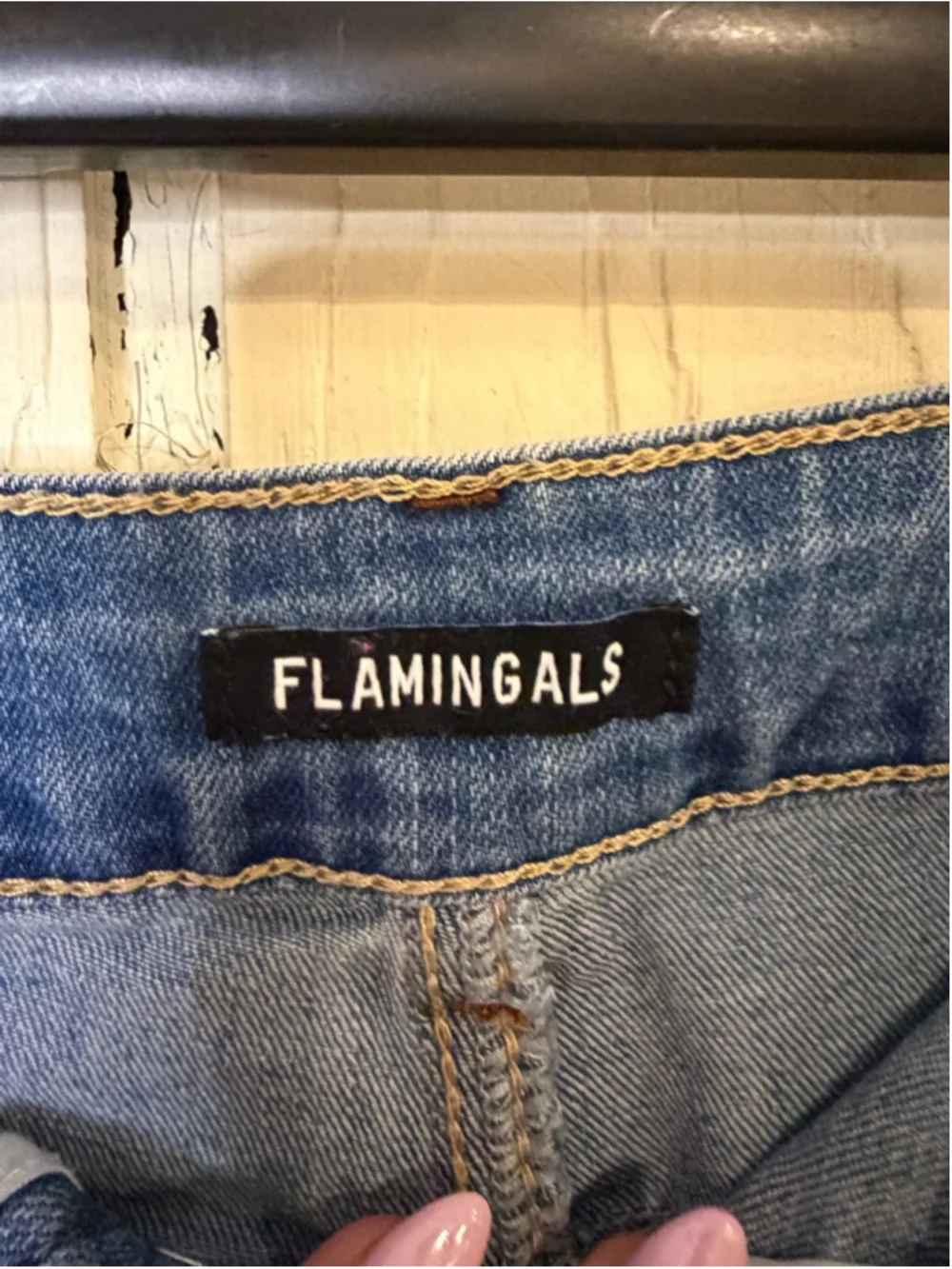 Women's FLAMINGALS Blue Denim Ankle & Cropped Jeans 3XL - Picture 5 of 9